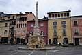 Tagliacozzo il cuore della cittadina  rappresentato da Piazza Obelisco arricchita da eleganti palazzi e ornata con graziose bifore